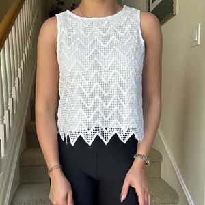 Beautiful double lined lace tank